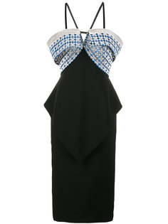 Off-Shoulder Halterneck Dress Roland Mouret