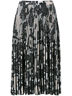 floral-print pleated skirt Christian Wijnants