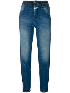 Brocken Stitches cropped jeans Closed