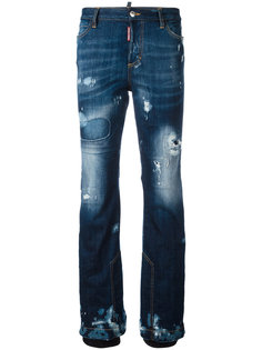 джинсы с потертой отделкой Ski Dsquared2