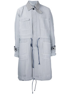 Hickory stripe coat Sacai