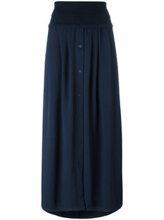удлиненная юбка с завышенной талией DKNY