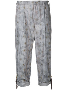 floral print cropped trousers Kolor