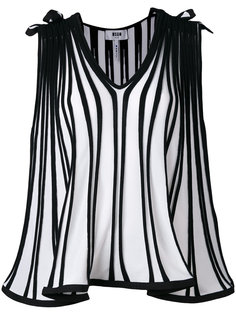 striped blouse MSGM