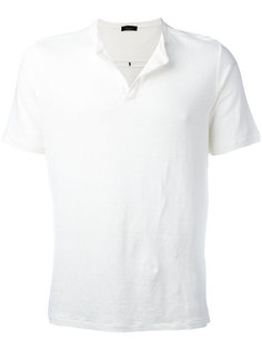 open neck T-shirt Roberto Collina