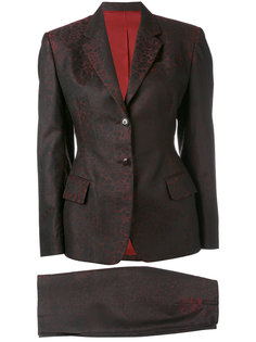 jacquard skirt suit Jean Paul Gaultier Vintage