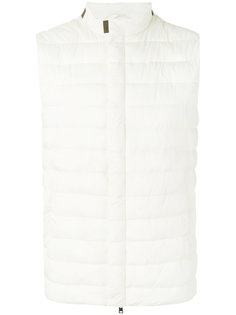 high neck gilet Herno