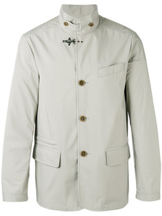 buttoned high collar jacket Fay
