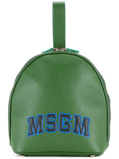 logo print backpack MSGM