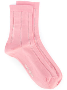 ribbed trim socks  Henrik Vibskov