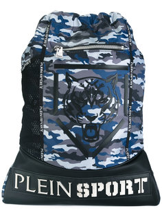 камуфляжный рюкзак с логотипом Plein Sport