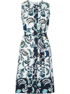 floral print wrap dress Oscar de la Renta