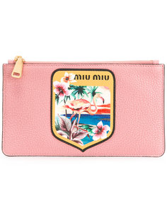 кошелек на молнии Miu Miu