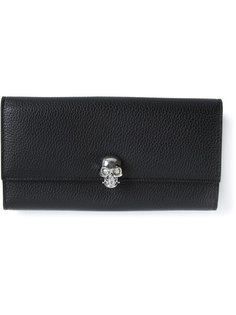 складной кошелёк с черепом Alexander McQueen