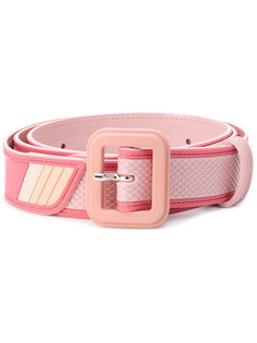 textured rubber belt Prada