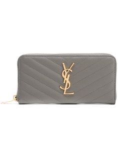 кошелек с круговой молнией Monogram Saint Laurent