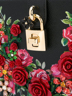 сумка с цветочной вышивкой Dolce &amp; Gabbana