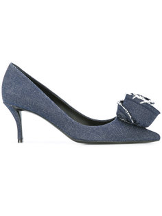 denim pumps Roger Vivier