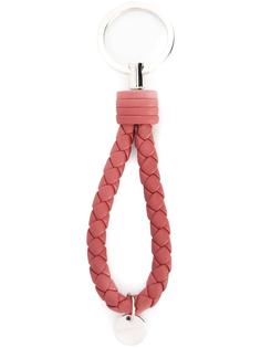 interlaced leather keyring Bottega Veneta