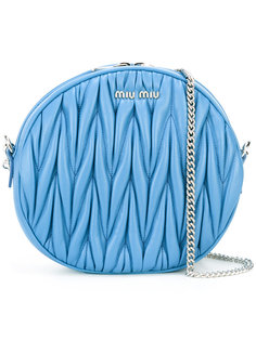 круглая сумка на плечо  Miu Miu