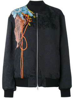 куртка-бомбер Vismes с цветочным рисунком Dries Van Noten
