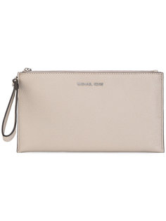 logo plaque clutch bag  Michael Michael Kors