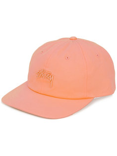logo embossed cap Stussy