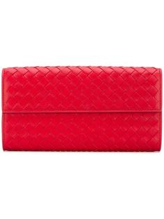 кошелек с плетеным дизайном  Bottega Veneta