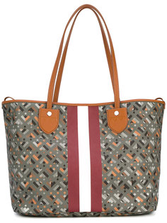 stripe detail tote bag Bally