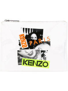 printed clutch Kenzo