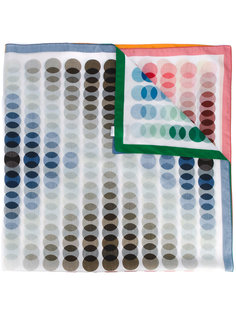 circle print scarf  Faliero Sarti