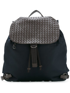 рюкзак с плетеной отделкой Bottega Veneta