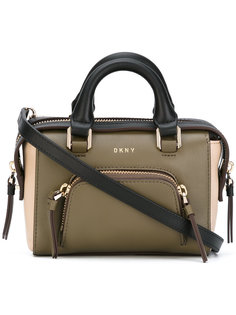 сумка-тоут с контрастной отделкой DKNY