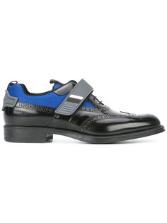 hook &amp; loop brogues Prada
