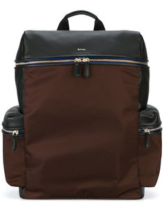 side pockets structured backpack Paul Smith Jeans