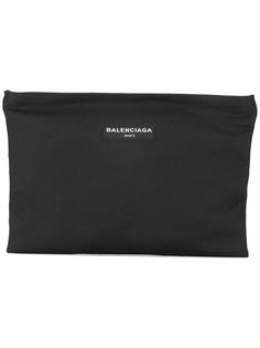 клатч с логотипом Balenciaga