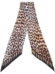 Leopards Teeth printed skinny scarf Rockins