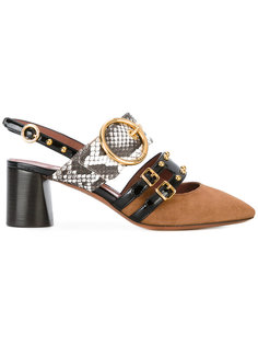 snakeskin detail pumps Bally