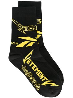 носки с принтом-логотипом Vetements