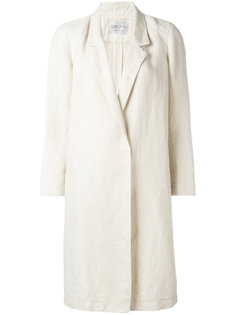 woven single-breasted coat  Forte Forte