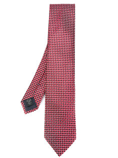 галстук с плетеным узором Ermenegildo Zegna
