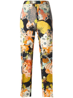 floral print trousers Dries Van Noten