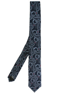 paisley print tie Armani Collezioni