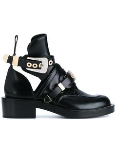 ботинки м ремешками на пряжке  Balenciaga