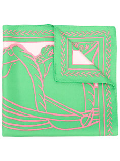 abstract print scarf Tory Burch