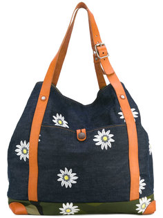 embroidered daisy tote  Ermanno Gallamini