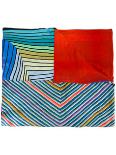 striped chevron print scarf Pierre-Louis Mascia