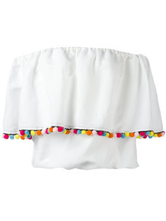 Carmen Pompom blouse Forte Couture