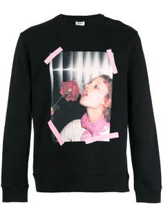 Girl with Rose sweatshirt Kenzo