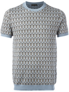 футболка вязки-интарсия Prada